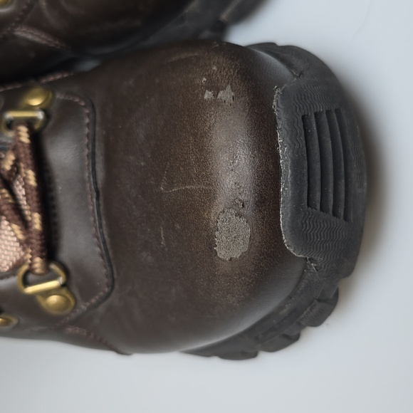 Deer Stags Gorp Hiking Boots Boys Size 1.5M Brown Thinsulate Insulation Leather - Picture 6 of 16
